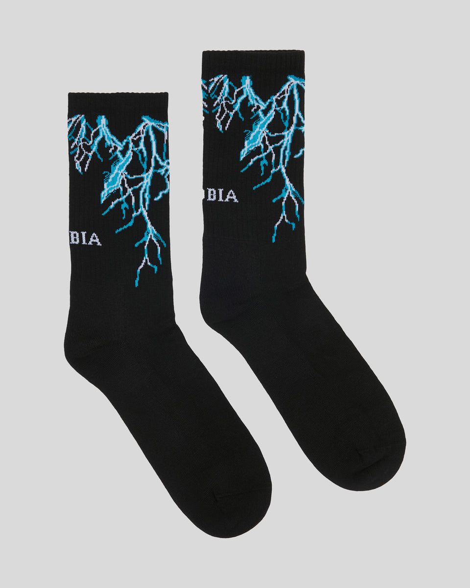 Light Blue lightning socks Phobia Archive