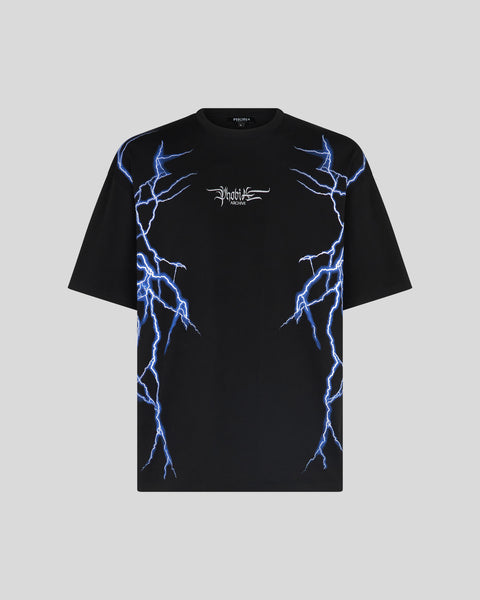 【THEILMA】 NEWS PRINTED T-SHIRT black プリント Tシャツ AW Photo T-shirt(Black) | CORAL CRUISER.